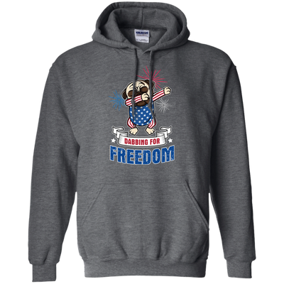 Dabbing For Freedom Pug T Shirts