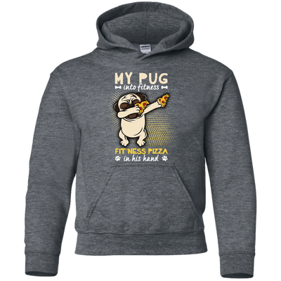 My Pug Into Fitness Pizza Pug T Shirts