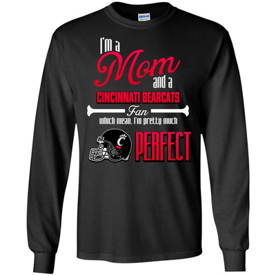 Cool Pretty Perfect Mom Fan Cincinnati Bearcats T Shirt