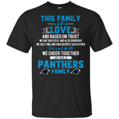 We Are A Carolina Panthers Family T Shirt