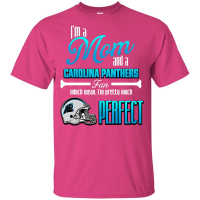 Cool Pretty Perfect Mom Fan Carolina Panthers T Shirt