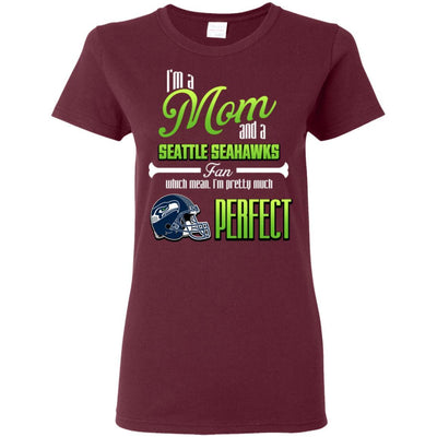 Cool Pretty Perfect Mom Fan Seattle Seahawks T Shirt