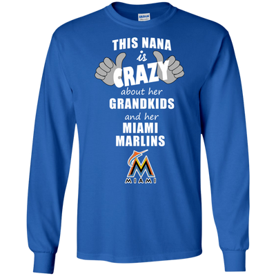 This Nana Is Crazy About Her Grandkids And Her Miami Marlins T Shirts