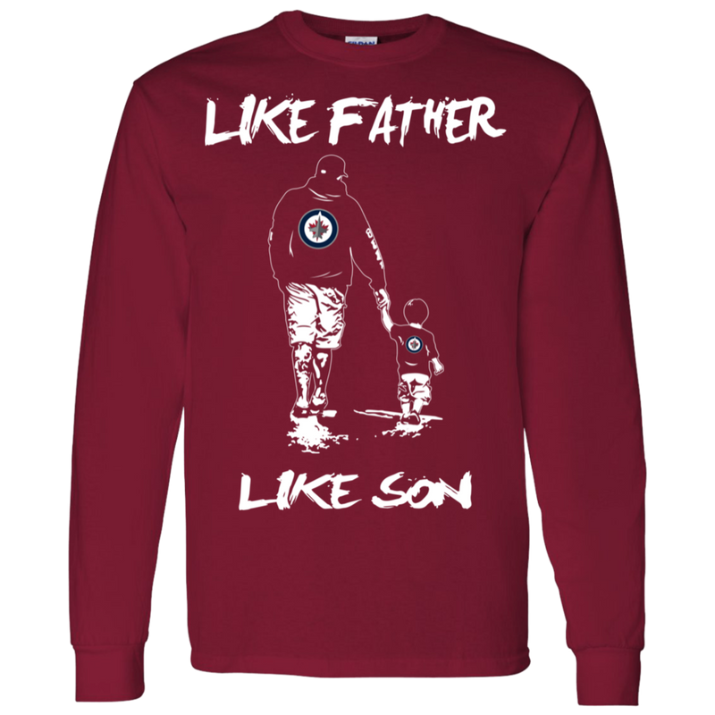 Happy Like Father Like Son Winnipeg Jets T Shirts