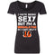 I Hate Being Sexy But I'm Fan So I Can't Help It Cincinnati Bengals Black T Shirts