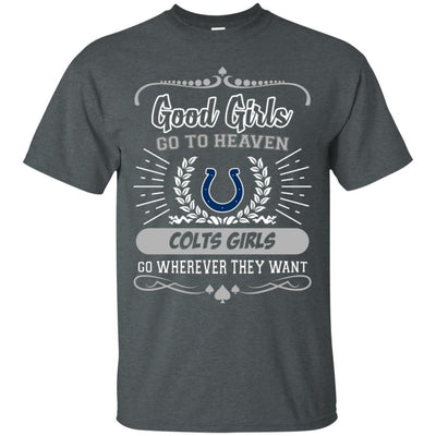 Good Girls Go To Heaven Indianapolis Colts Girls T Shirts