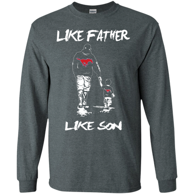 Happy Like Father Like Son SMU Mustangs T Shirts