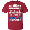 Grandma Doesn't Usually Yell Chicago Cubs T Shirts