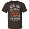 She Will Do It Twice And Take Pictures Anaheim Ducks T Shirt