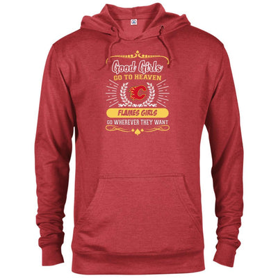 Good Girls Go To Heaven Calgary Flames Girls T Shirts