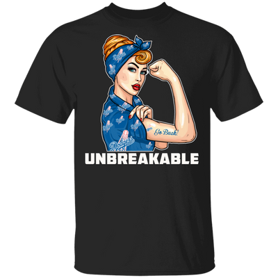 Beautiful Girl Unbreakable Go Los Angeles Dodgers T Shirt