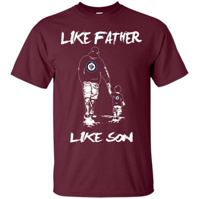 Happy Like Father Like Son Winnipeg Jets T Shirts