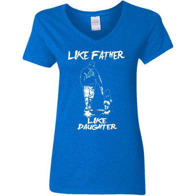 Like Father Like Daughter Detroit Lions T Shirts