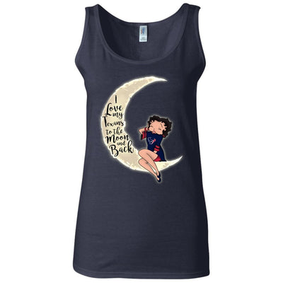 BB I Love My Houston Texans To The Moon And Back T Shirt - Best Funny Store