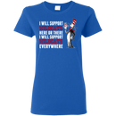 I Will Support Everywhere Arizona Wildcats T Shirts