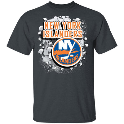 Colorful Earthquake Art New York Islanders T Shirt