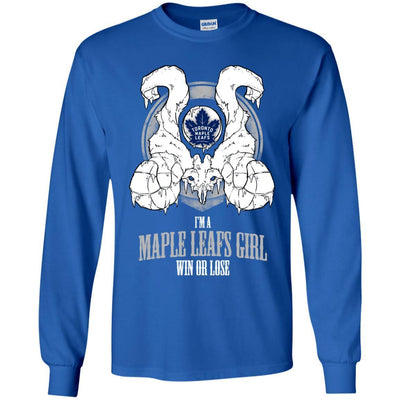 Toronto Maple Leafs Girl Win Or Lose T Shirts