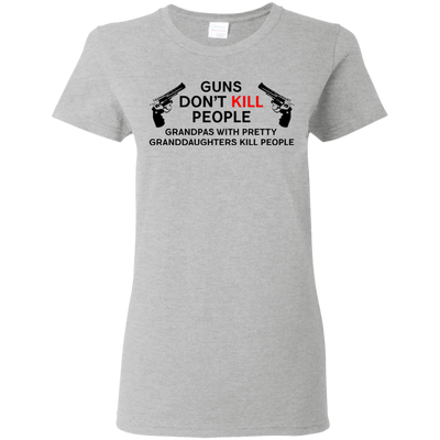 Gun Don't Kill People T Shirts V2