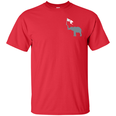 Elephant Flag Alabama Crimson Tide T Shirts