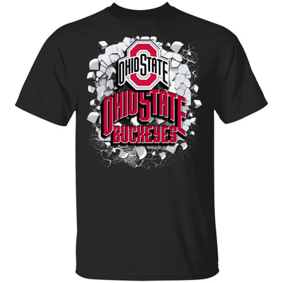 Colorful Earthquake Art Ohio State Buckeyes T Shirt