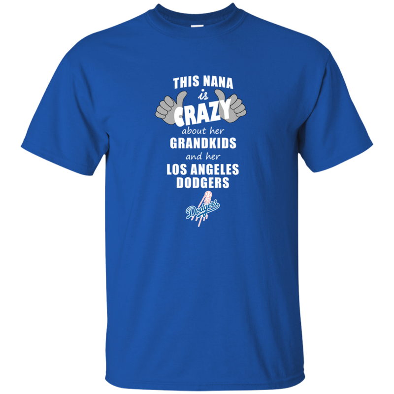 This Nana Is Crazy About Her Grandkids And Her Los Angeles Dodgers T Shirts