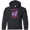 Crazy Pug Lady T Shirts