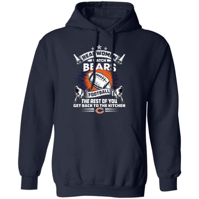 Funny Gift Real Women Watch Chicago Bears T Shirt