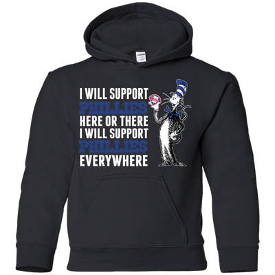 I Will Support Everywhere Philadelphia Phillies T Shirts