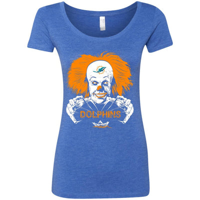 IT Horror Movies Miami Dolphins T Shirts