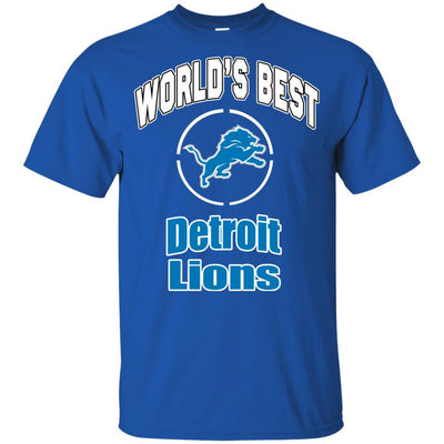 Amazing World's Best Dad Detroit Lions T Shirts