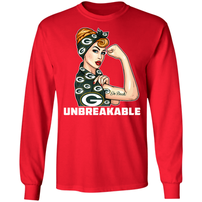 Beautiful Girl Unbreakable Go Green Bay Packers T Shirt