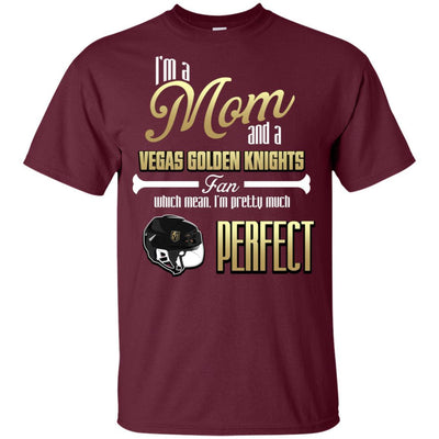 Cool Pretty Perfect Mom Fan Vegas Golden Knights T Shirt