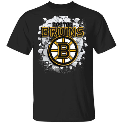 Colorful Earthquake Art Boston Bruins T Shirt