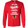This Nana Is Crazy About Her Grandkids And Her Chicago Blackhawks T Shirts