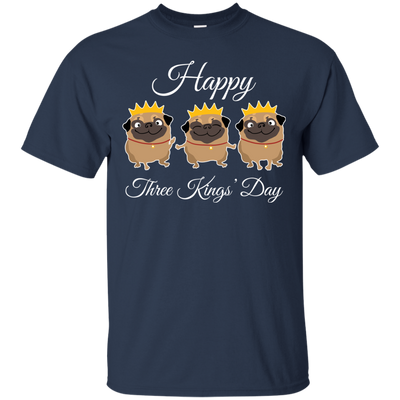 Nice Pug T Shirts - Three Kings' Day Pug, is a cool gift for friends