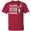 I Will Support Everywhere Chicago Blackhawks T Shirts