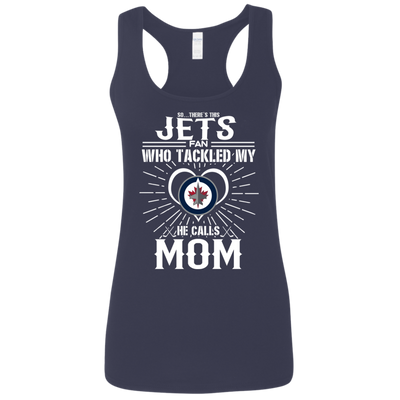 He Calls Mom Who Tackled My Winnipeg Jets T Shirts