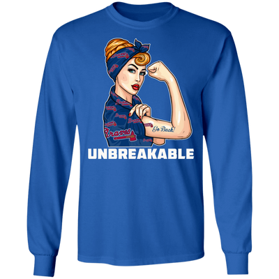Beautiful Girl Unbreakable Go Atlanta Braves T Shirt