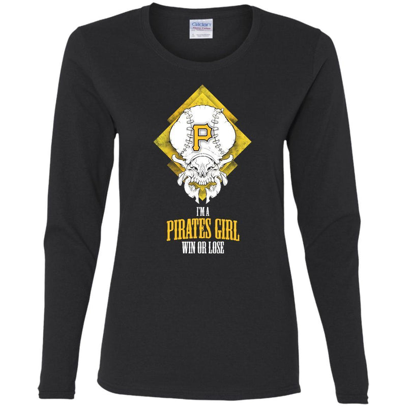 Pittsburgh Pirates Girl Win Or Lose T Shirts