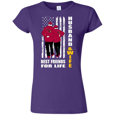 Husband And Wife Best Friends For Life Arizona Cardinals T Shirt - Best Funny Store