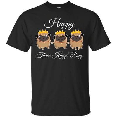 Nice Pug T Shirts - Three Kings' Day Pug, is a cool gift for friends