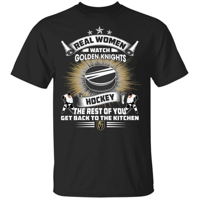 Funny Gift Real Women Watch Vegas Golden Knights T Shirt