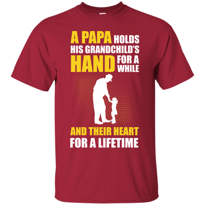 A Papa Holds His Grandchild's Hand