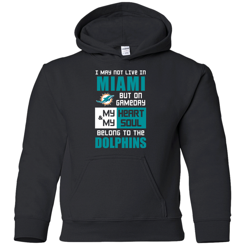 My Heart And My Soul Belong To The Miami Dolphins T Shirts