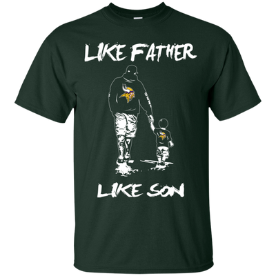 Happy Like Father Like Son Minnesota Vikings T Shirts