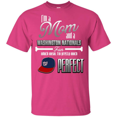 Cool Pretty Perfect Mom Fan Washington Nationals T Shirt