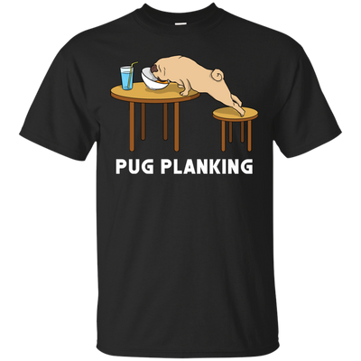 Pug Planking T Shirts