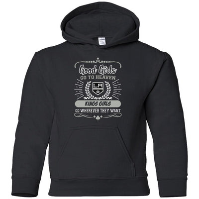 Good Girls Go To Heaven Los Angeles Kings Girls T Shirts