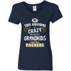 Funny This Grandma Is Crazy About Her Grandkids And Her Packers T Shirts