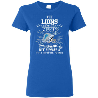 The Detroit Lions Are Like Music T Shirt